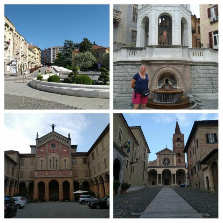 Passage par la jolie ville d'Acqui Terme