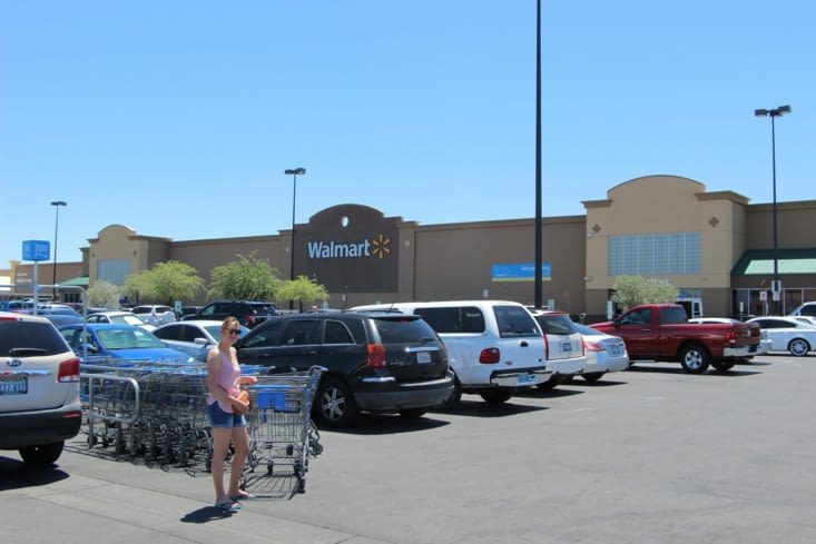Les courses au Walmart de Vegas