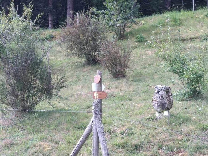 Et chouette, on est sur le bon chemin...