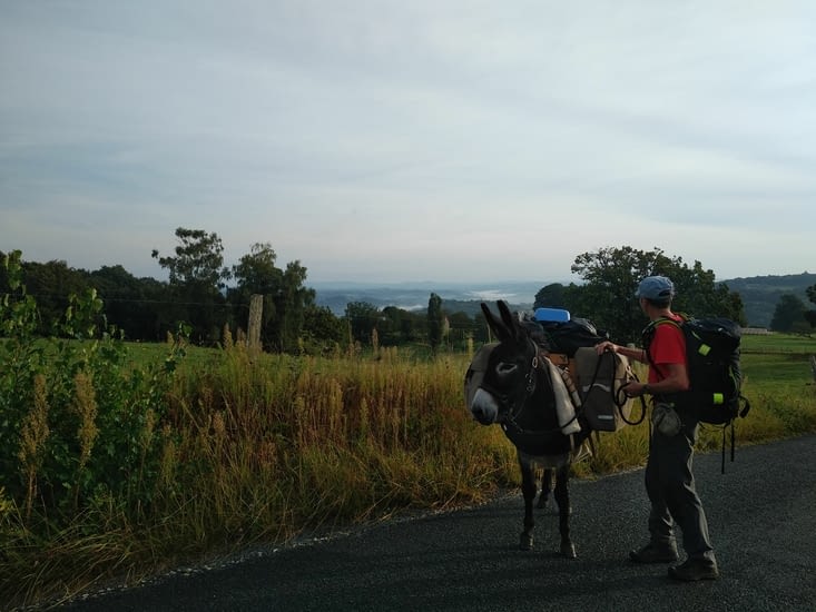 Petite route sympa et bel horizon