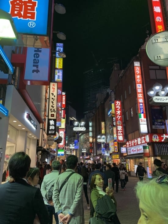 Shibuya la nuit