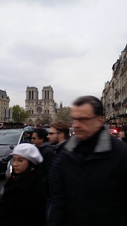 Mardi 16 avril depuis la place Saint-Michel