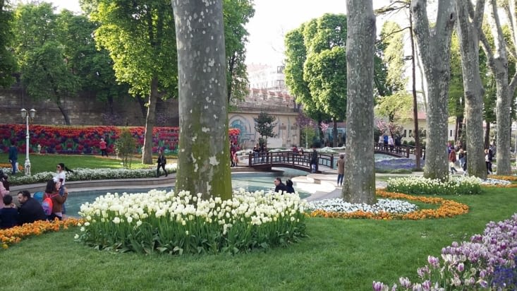 Parc Gülhane. Chaque printemps, Istanbul célèbre la fête des tulipes.