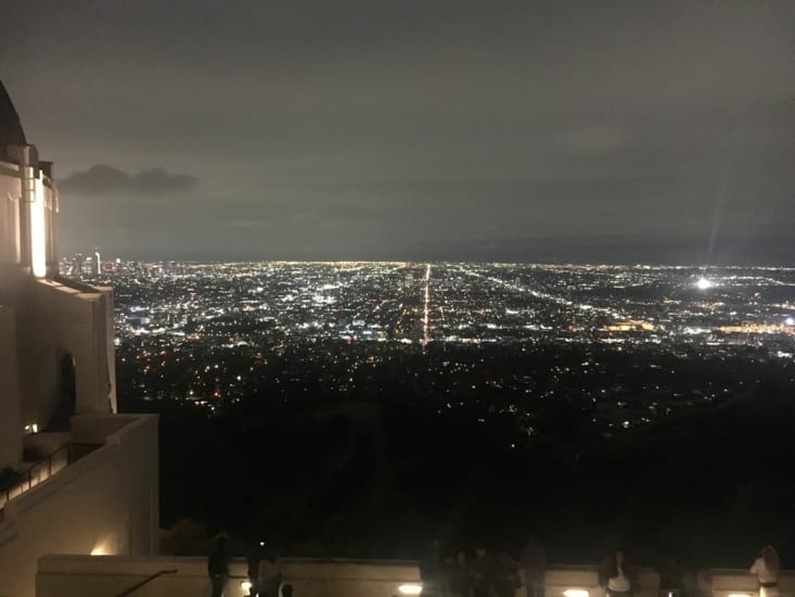 Los Angeles de nuit depuis le Griffith Observatory