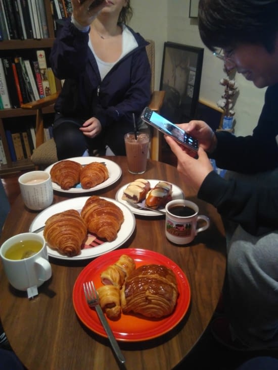 Croissants et pains au chocolat, typiquement coréen