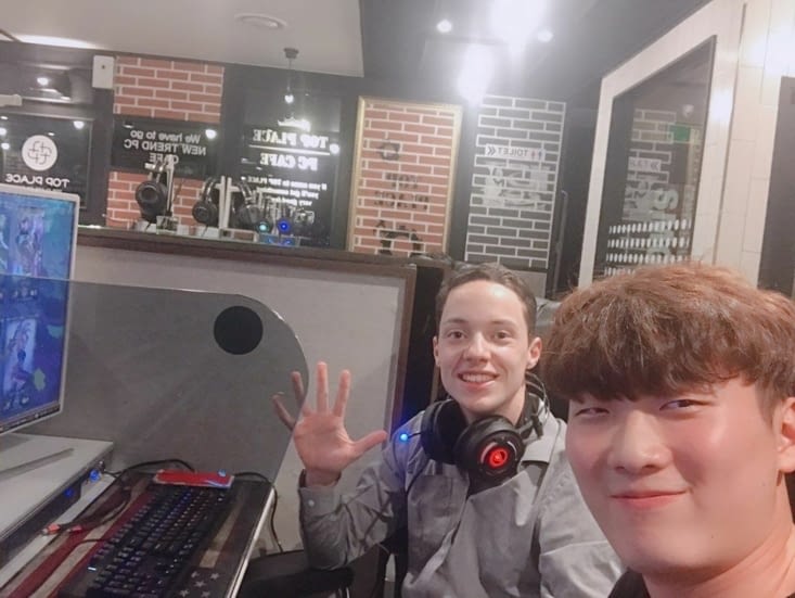 Avec Taewon au PC Bang !