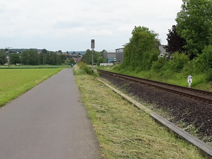 Eisenbahnstrecke, Glauberg