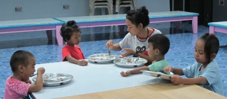 Le dîner des petits