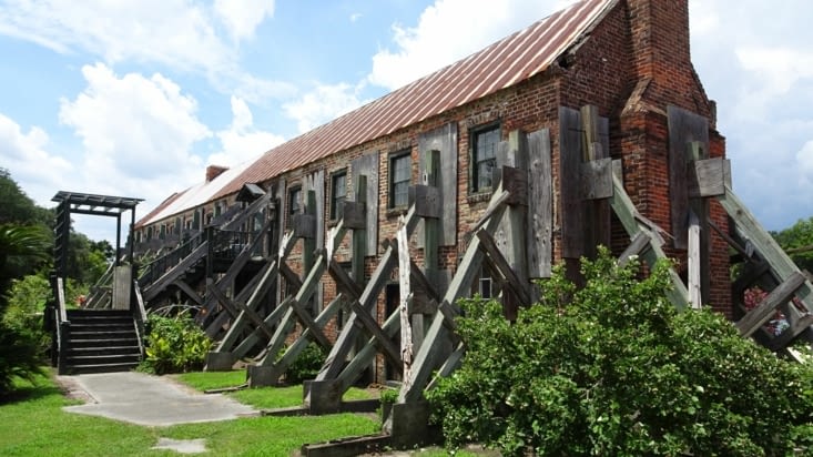 Bâtiment où ils séparaient la graine de coton de la fibre