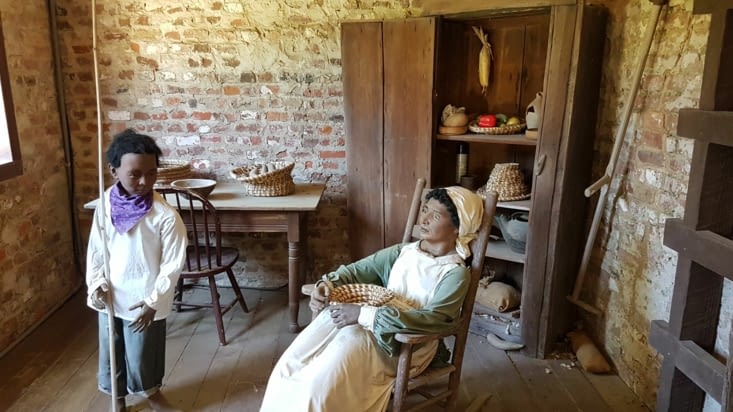 Dans une maison d'esclaves