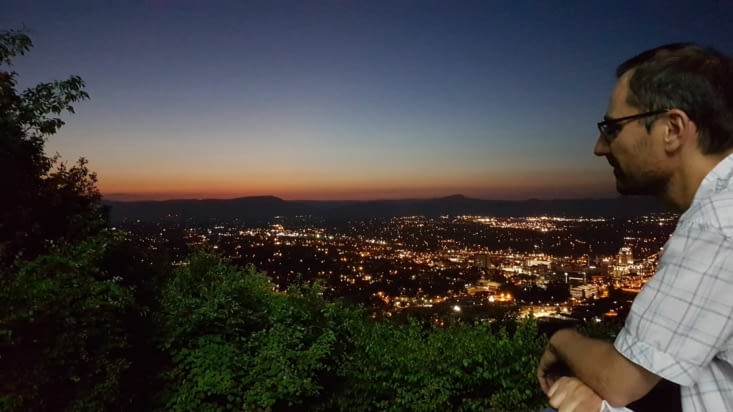 Roanoke by night