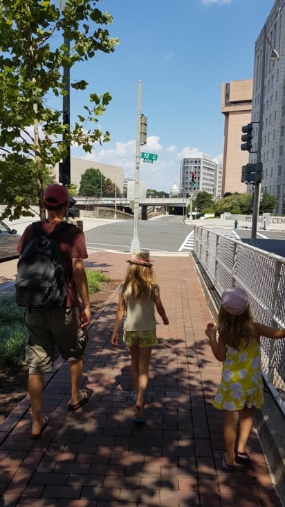 En marche (sous le caniar)