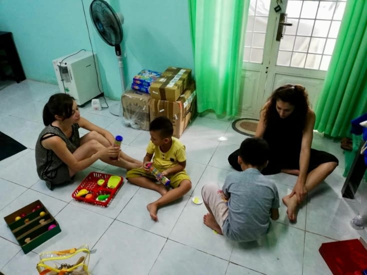 Ateliers avec les enfants