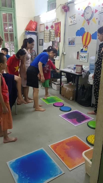 Viet sur le parcours de psychomotricité