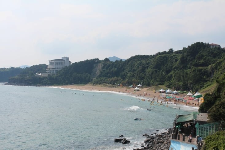 La plage de Jeju