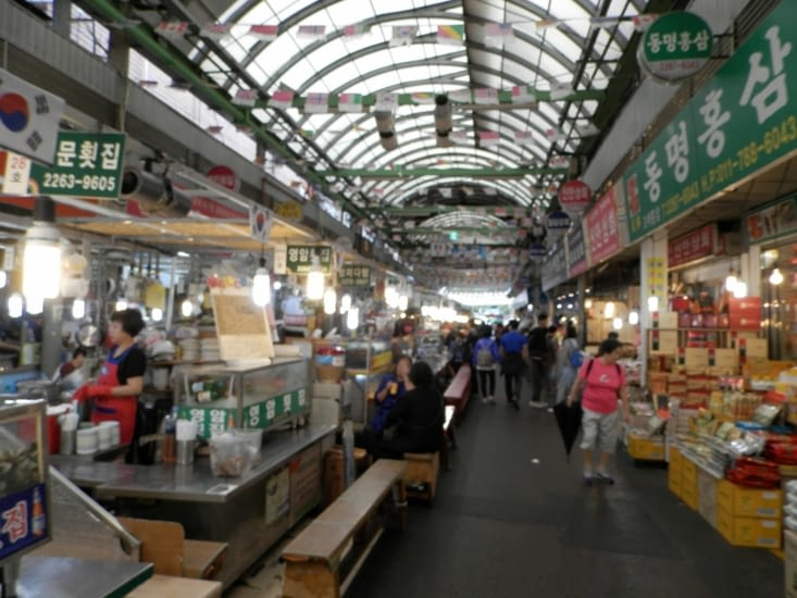 Le marché de Gwangjang