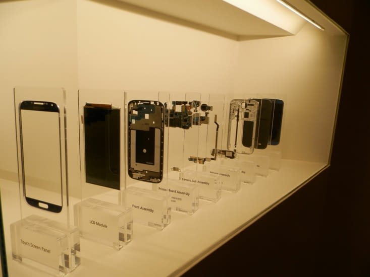 Décomposition d'un téléphone de Samsung