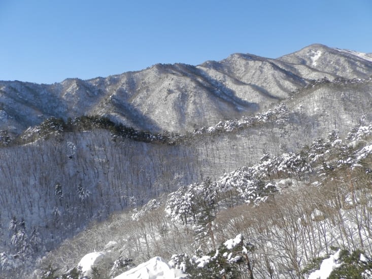 Le paysage à mi-chemin