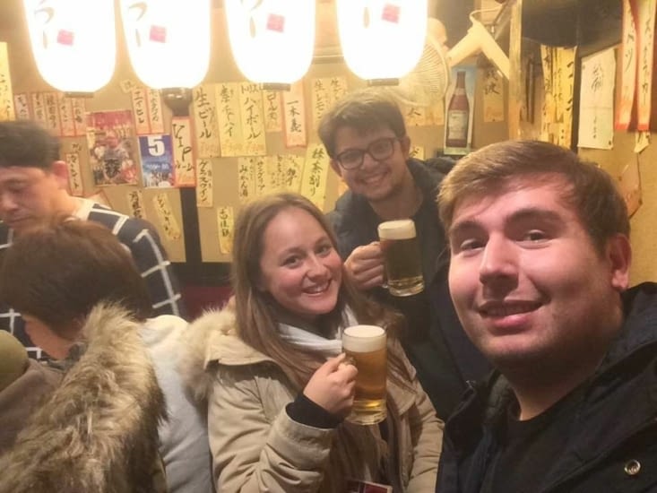 Une dernière bière avant Tokyo