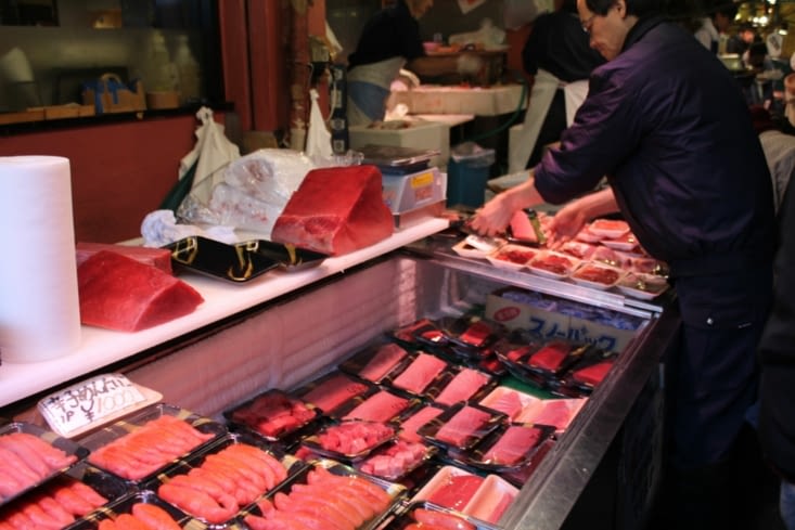 Au marché Tsukiji