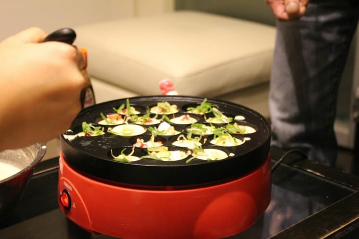 Cuisson des takoyakis