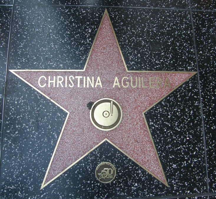 Une étoile (Hollywood boulevard - The Walk of Fame)