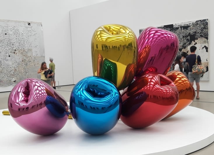 Musée BROAD : exposition permanente - Tulips - Jeff Koons