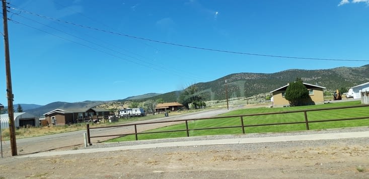 Sur la route entre Bryce Canyon et Las Vegas