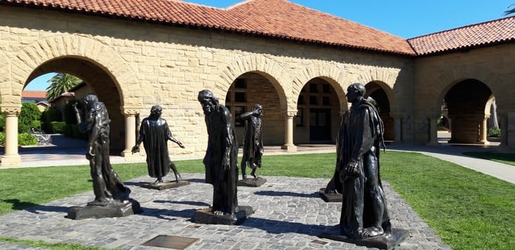 Stanford University (Les bourgeois de Calais de Rodin)