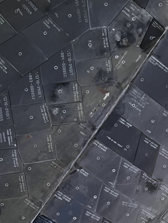 Détail de la navette