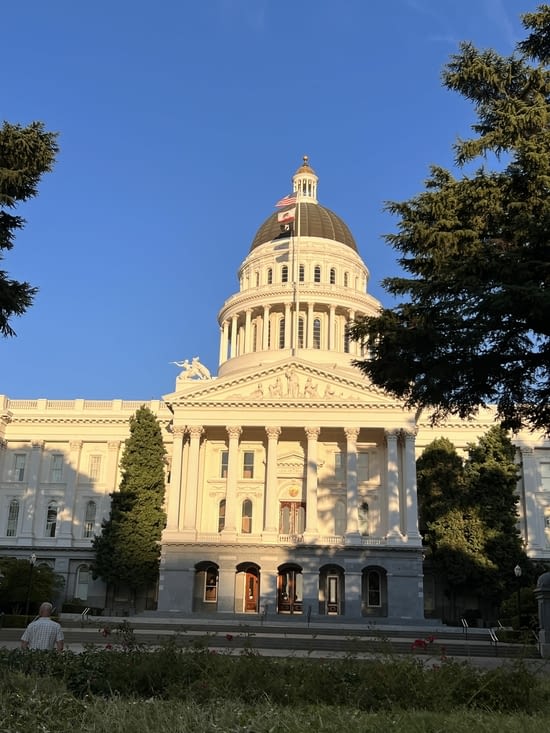 The Capitol siège du gouvernement de l’état de Californie