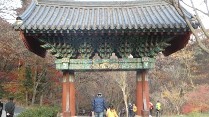 L'entrée du temple, que nous prenons en sortie :)