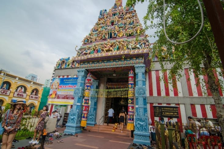 Un temple hindouiste