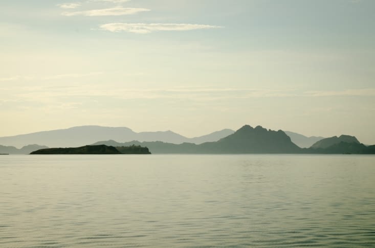 Lever de soleil à Komodo