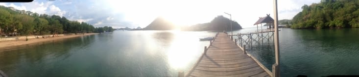 Plage de rêve si on oublie les déchets...