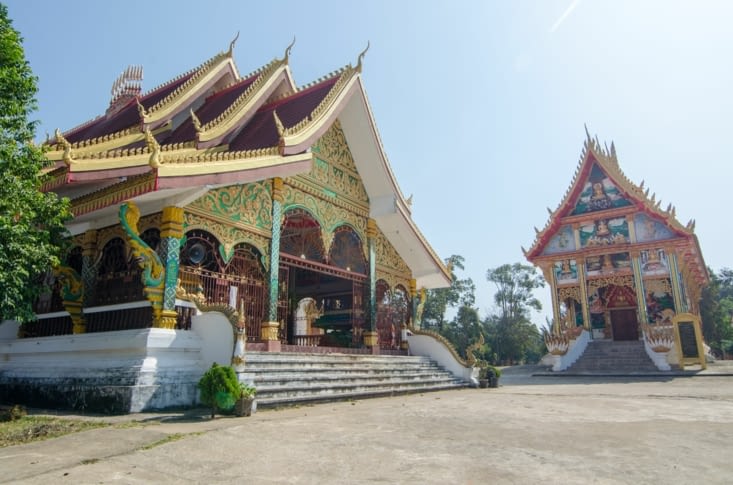 Le temple de Lak Sao