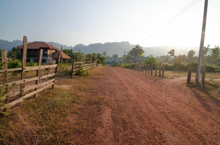 Sur la route vers Konglor