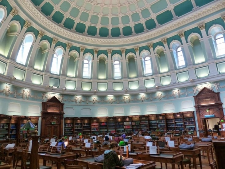 National Library of Ireland - A l'intérieur (Main Reading Room)