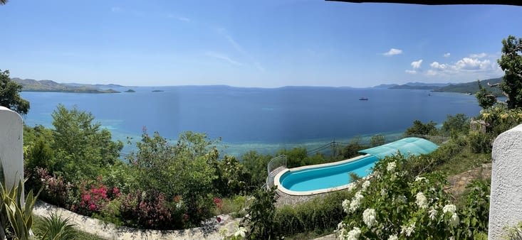 Vue 180* de la chambre