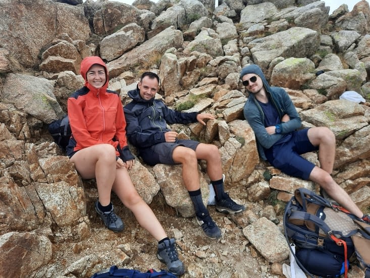 Pause repas dans le vent et le froid (desfois)