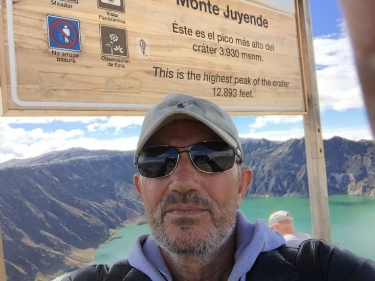 L'acteur au sommet 3930m