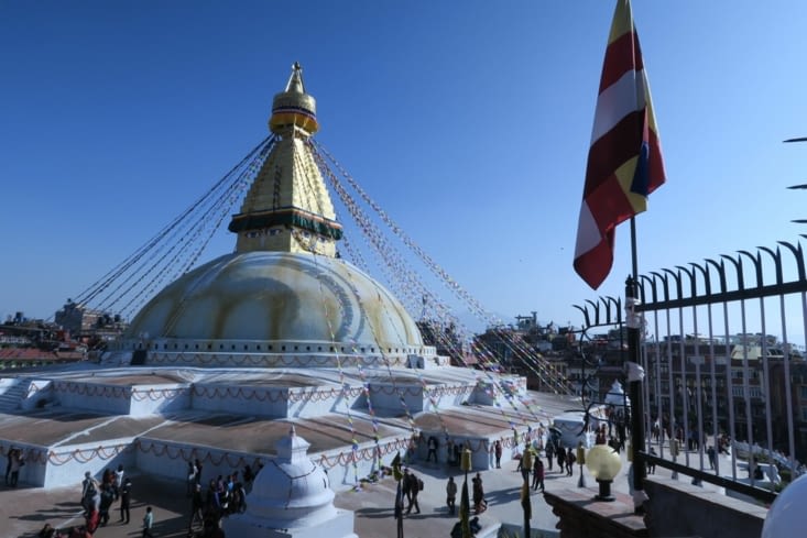 La plus grande Stupa du monde à Katmandou