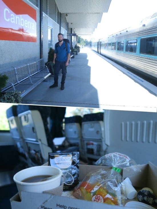 Départ de Canberra pour rencontrer nos nouveaux hôtes