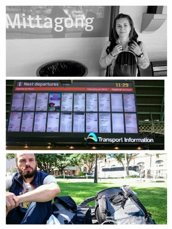 Départ vers les Blue Mountains