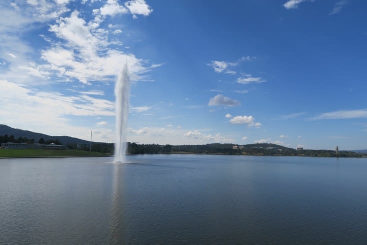 Le Lac Burley Griffin à Canberra
