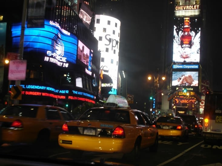 Time square by night