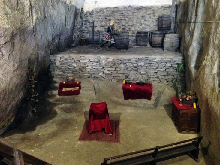 La poudrière et l'espace pour les officiers