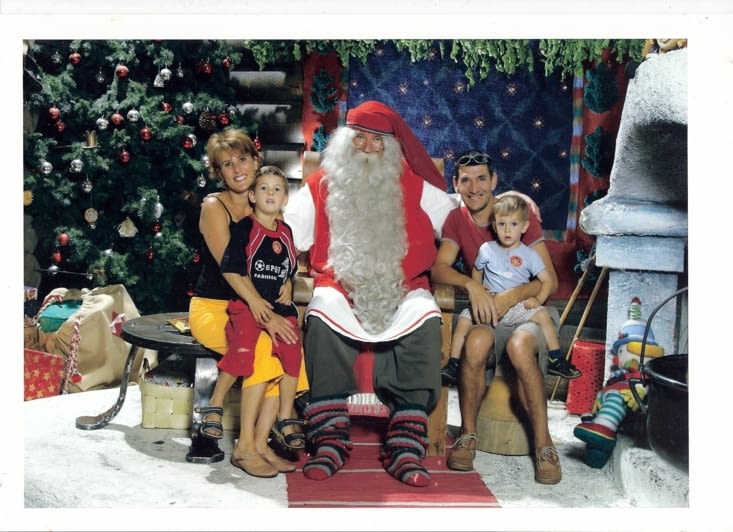 Nous sommes au pays du père Noël!