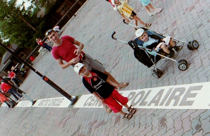 Un enfant au nord et l'autre au sud