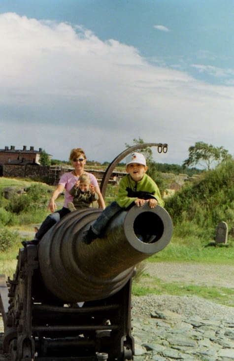 Les canons de la forteresse de Suomenlinna